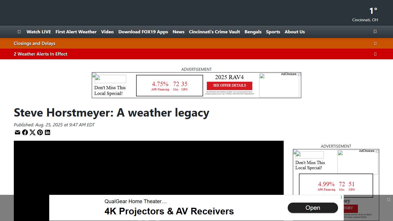 Steve Horstmeyer: A weather legacy