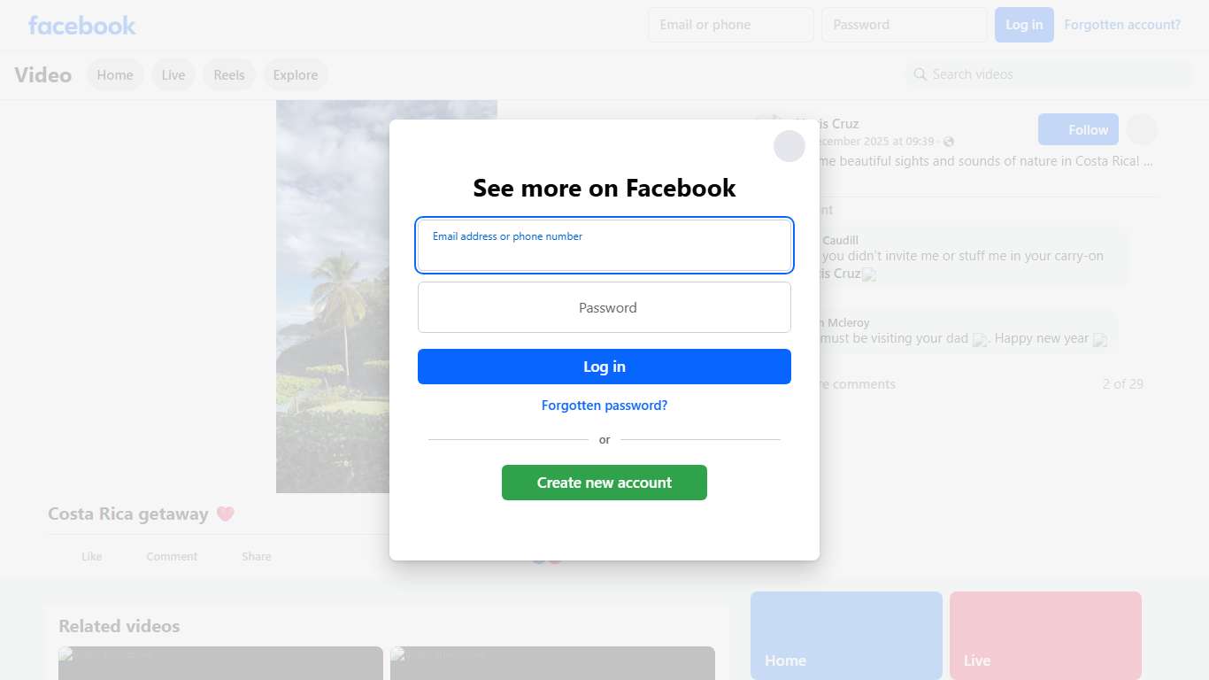 Here are some beautiful sights and sounds of nature in Costa Rica! I am ringing in the new year in my grandfather‘s home country with loved ones🫶🏼 I will see you all in 2026! Alexis Cruz Facebook